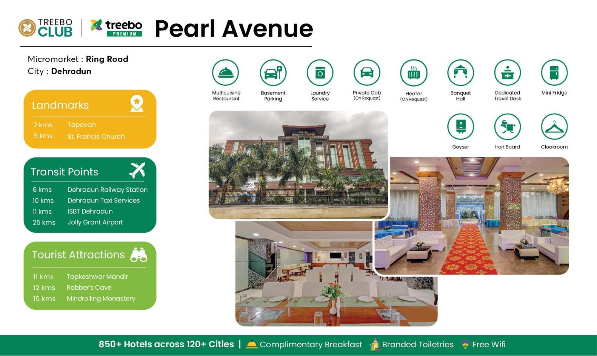 Treebo Premium Pearl Avenue, Ring Road Otel Dehradun Dış mekan fotoğraf